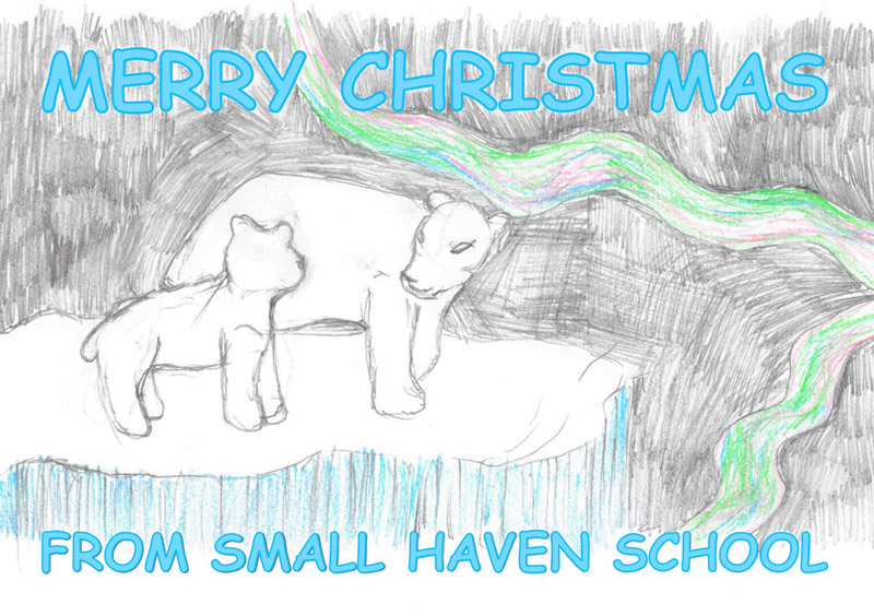 Middle School Christmas card